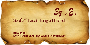 Szélesi Engelhard névjegykártya